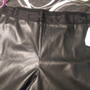 Dkny faux leather pants
